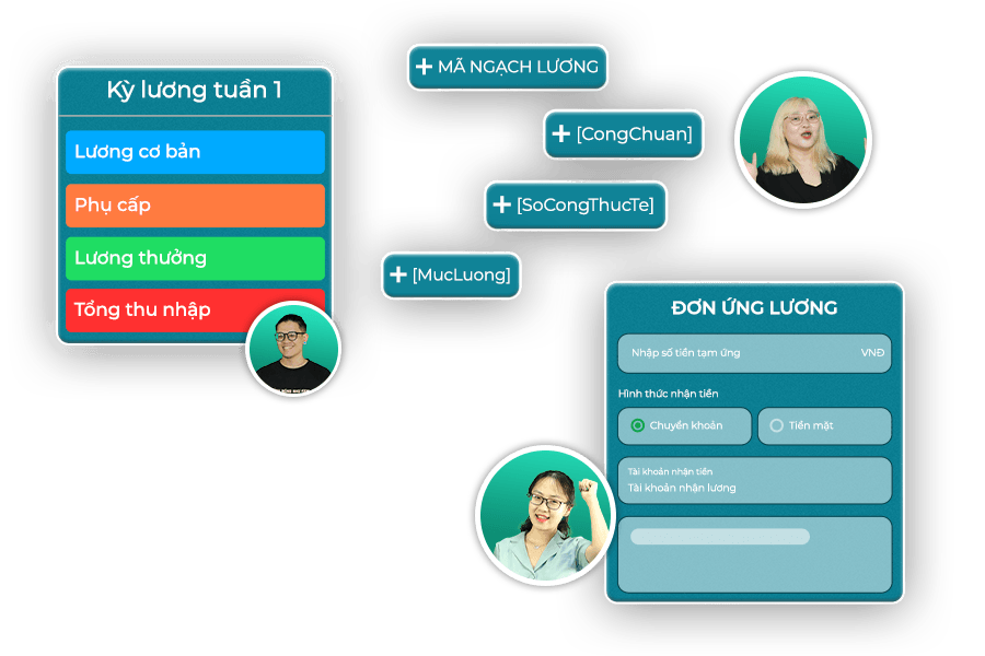 TÍNH LƯƠNG TỰ ĐỘNG, DỄ DÀNG HƠN CẢ EXCEL